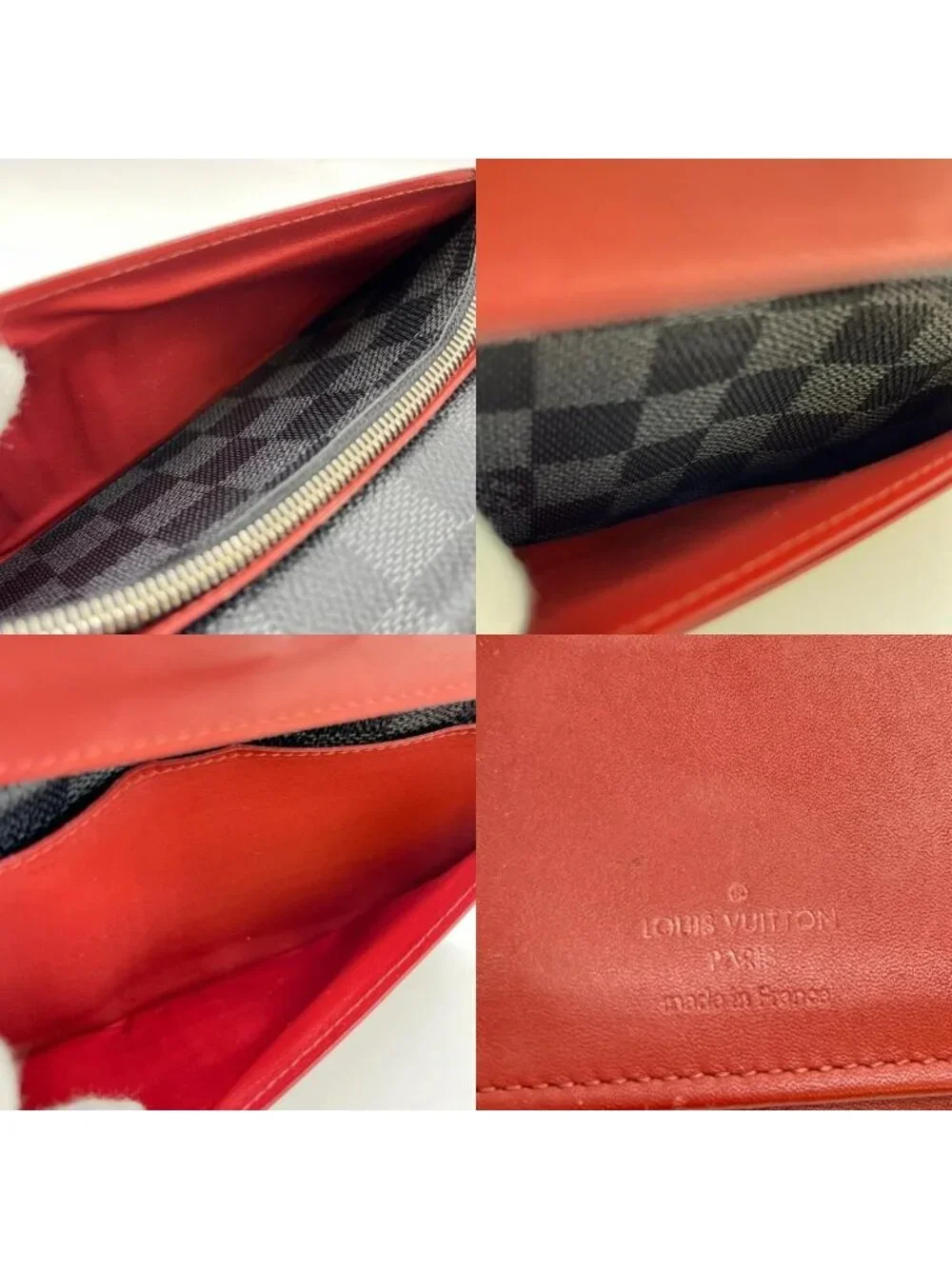 Louis Vuitton Bifold Wallet Damier Portefeuille Brazza Black Box Included